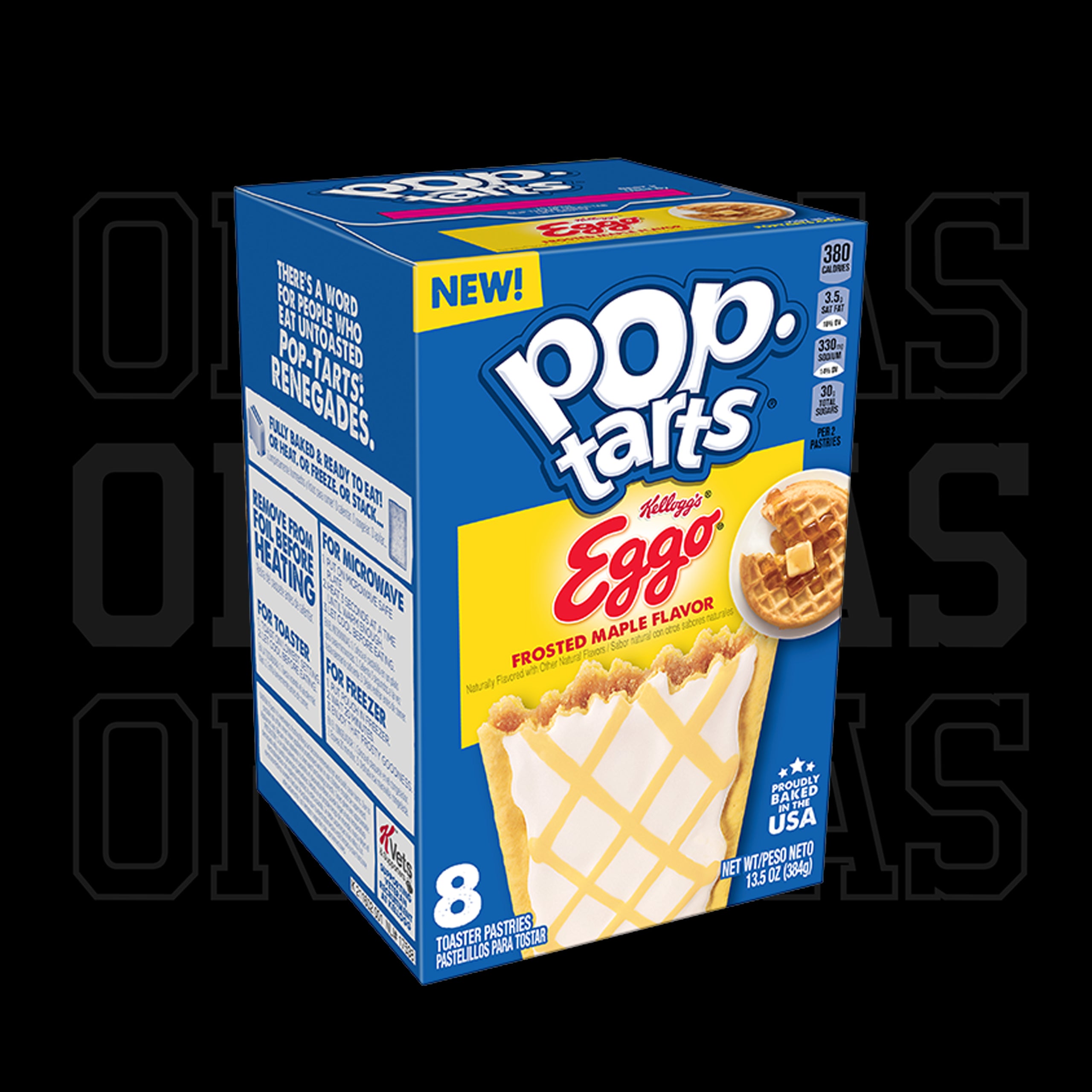 Pop Tarts Kellogs Eggo (Frosted Maple Flavor)